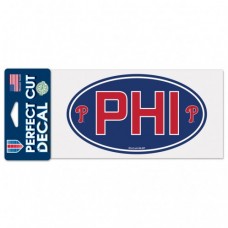 Philadelphia Phillies Code Perfect Cut Decal One 4"X8" Decal